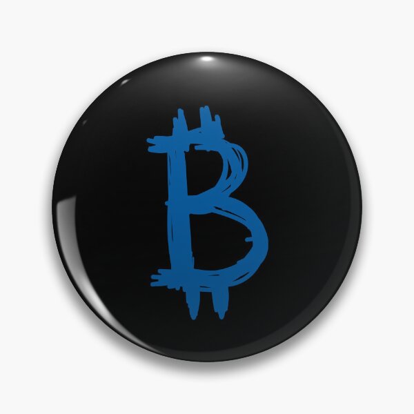 Item preview, Bitcoin Icon Doodle Blue designed and sold by CyberRex.