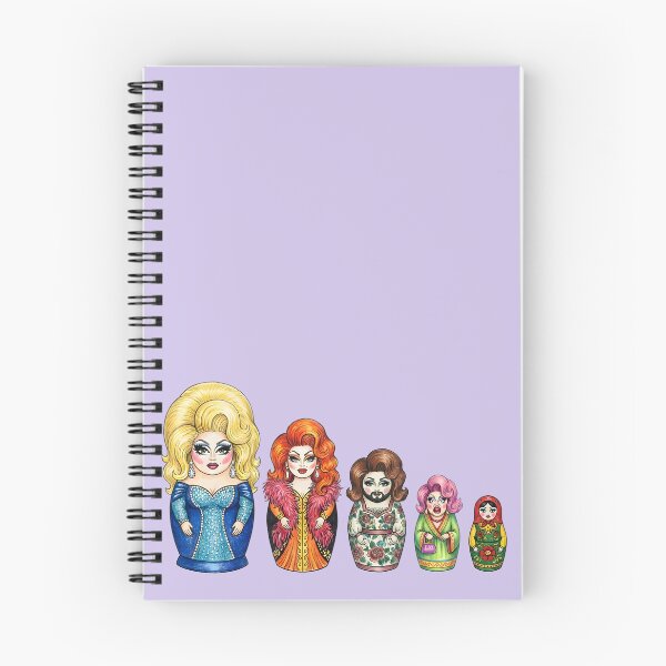 Item preview, Campy Drag Queen Matryoshka Dolls Queer Russian Nesting designed and sold by TackyTime.