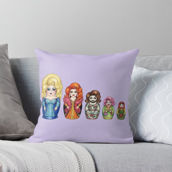 Item preview, Campy Drag Queen Matryoshka Dolls Queer Russian Nesting designed and sold by TackyTime.