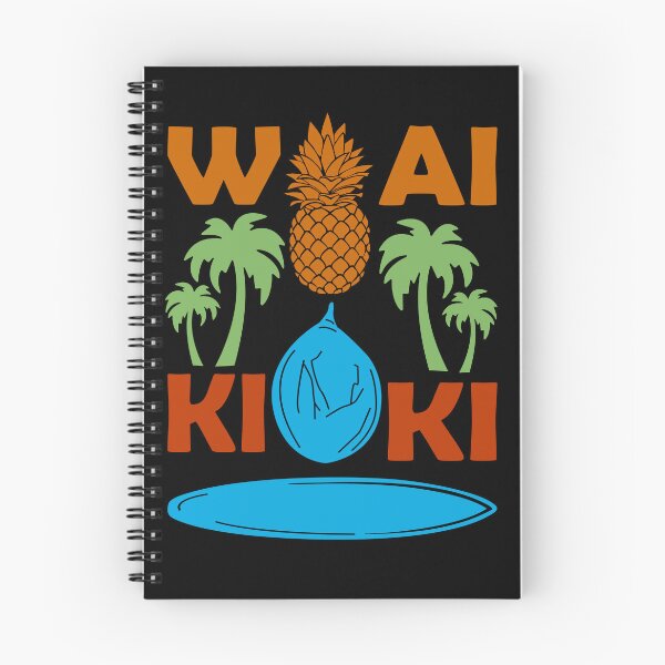 Item preview, Waikiki Hawaii Souvenir Surfing Coconut Honolulu designed and sold by DSWShirts.