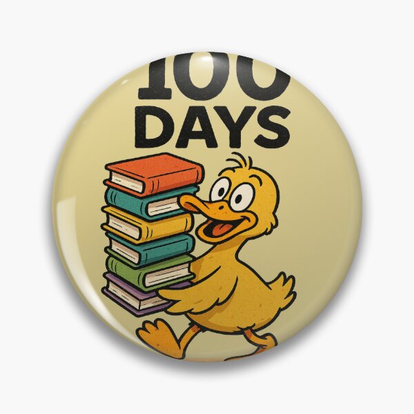 Item preview, Copy of 100 days funny duck typography vector art designed and sold by  Mudikeys.