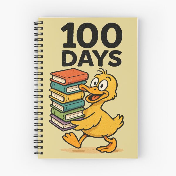 Item preview, Copy of 100 days funny duck typography vector art designed and sold by  Mudikeys.