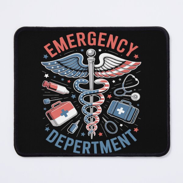Item preview, Emergency Department 4th of July Usa Emergency Room Nurse designed and sold by Libbysharts.