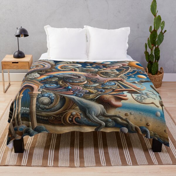 Item preview, Surreal Nature Pattern with Dreamlike Abstract Flow designed and sold by FotoworldEdel.