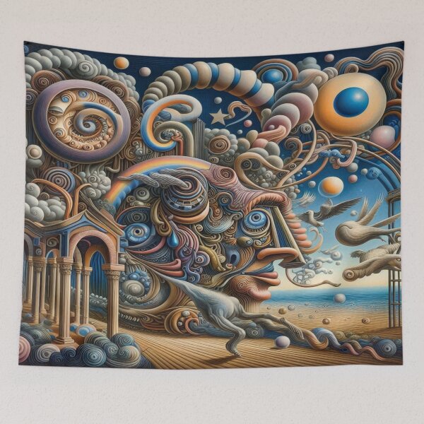 Artikelvorschau, Surreal Nature Pattern with Dreamlike Abstract Flow entworfen und verkauft von FotoworldEdel.