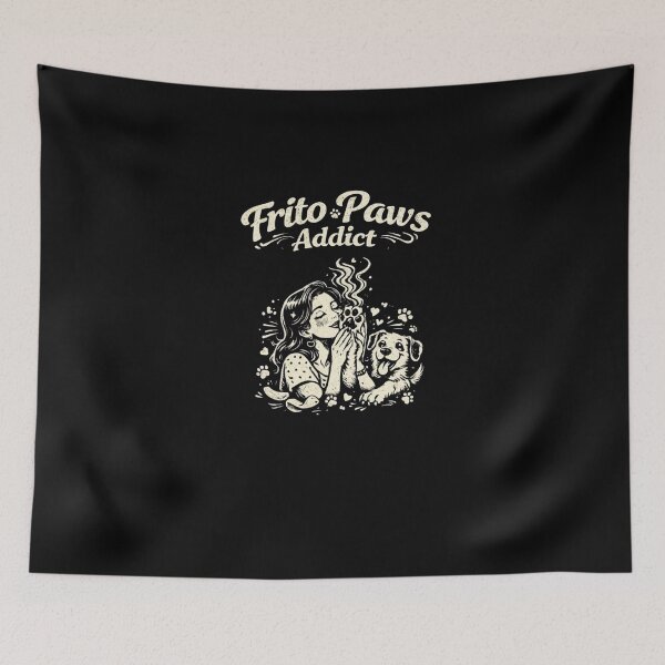 Item preview, Frito Paws Addict – Funny Dog Paw Smell Humor Illustration designed and sold by RollFuzzy.