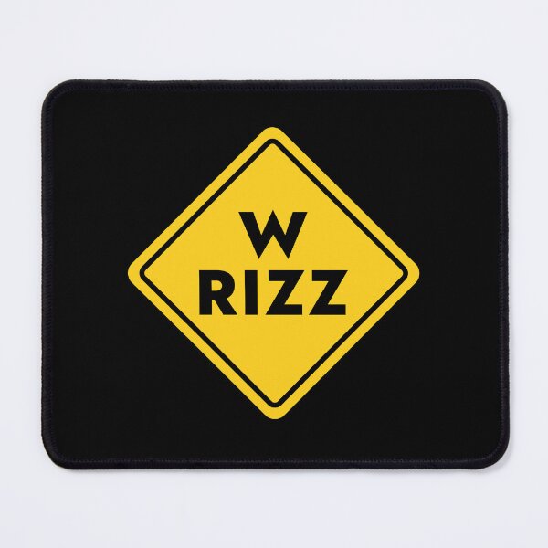 Item preview, W Rizz Warning Sign Beware Road Sign Design designed and sold by Artycom.