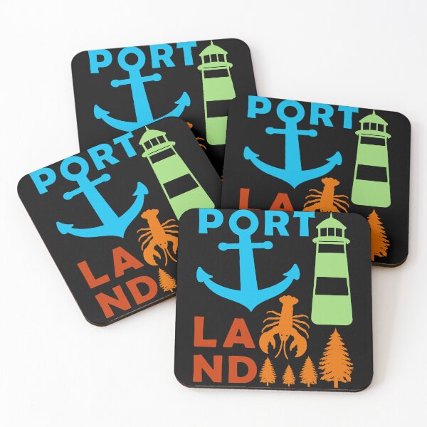 Artikelvorschau, Portland Maine Leuchtturm Hafen Souvenir Portland entworfen und verkauft von DSWShirts.