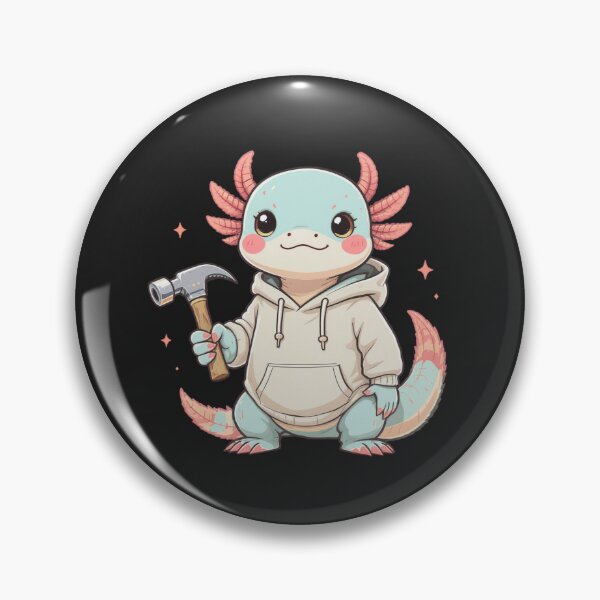 Item preview, DIY Axolotl – Home Decor & Creative Fixer Illustration designed and sold by ColorSplash123.
