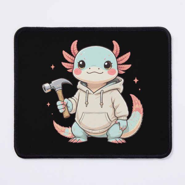 Item preview, DIY Axolotl – Home Decor & Creative Fixer Illustration designed and sold by ColorSplash123.