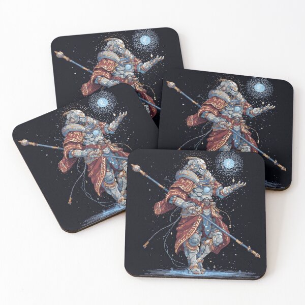 Item preview, Space Knight Pixel Art designed and sold by Kaos-Bit.
