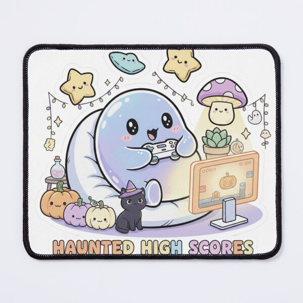 Item preview, Cute Ghost Gamer designed and sold by Meryem Mamouni.