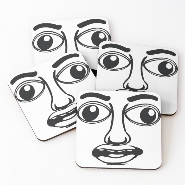 Item preview, Weird Face Gift For Bizarre Friends Home Decor designed and sold by ArcanePrintsxo.
