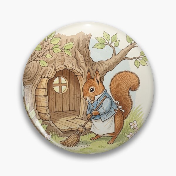 Item preview, The Industrious Squirrel - Tidying the Treehouse designed and sold by Pasteltone.