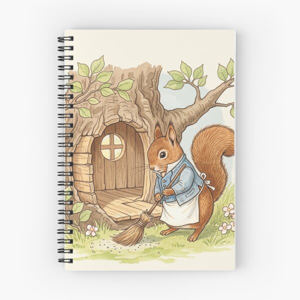 Item preview, The Industrious Squirrel - Tidying the Treehouse designed and sold by Pasteltone.