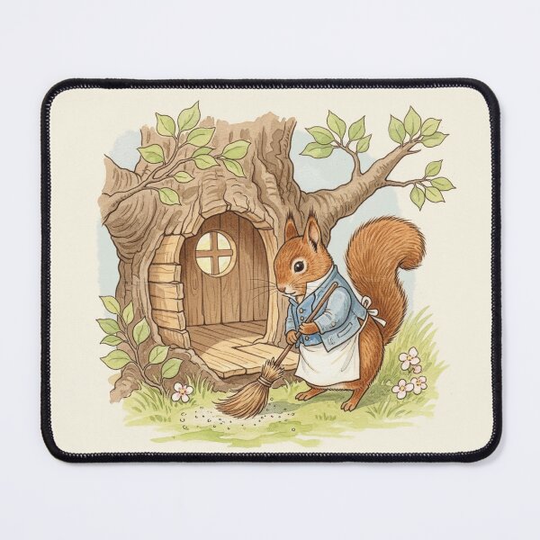 Item preview, The Industrious Squirrel - Tidying the Treehouse designed and sold by Pasteltone.