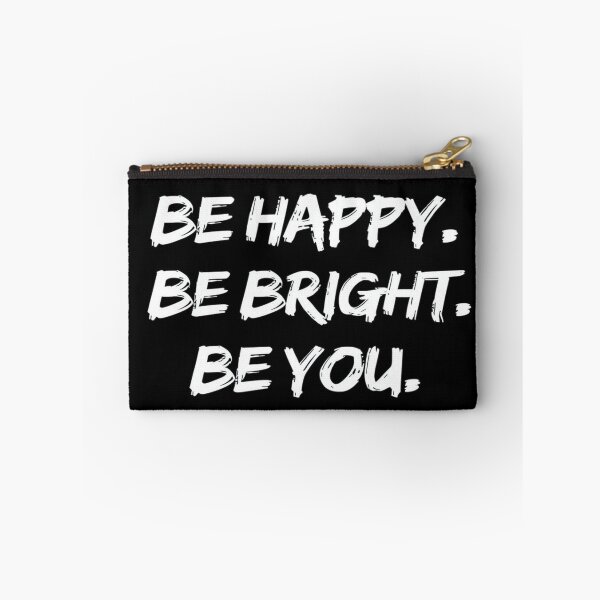 Item preview, Be Happy Be Bright Be You – Bold Motivational Quote Poster for Positivity, Self-Love & Empowerment designed and sold by Bright Nest Studio.