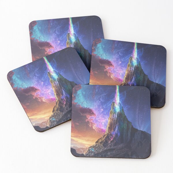 Item preview, Crystalline Cosmic Spire Artwork designed and sold by QuantumDrift.