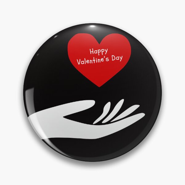 Item preview, Happy Valentine’s day Heart Above The Hand. designed and sold by Dinasshop.