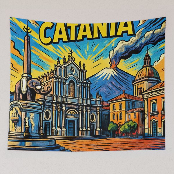 Item preview, catania, city  | Comics stylCartoone -  designed and sold by ComicsFactory.