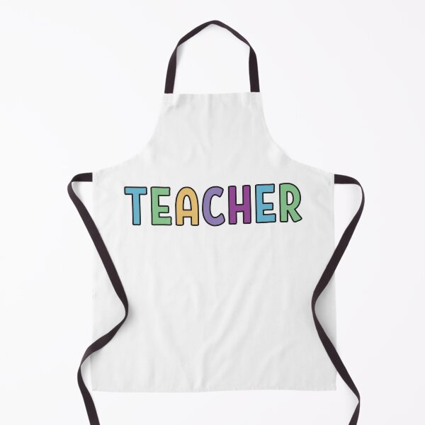 Item preview, Teacher multicolor text designed and sold by Think4Prints.