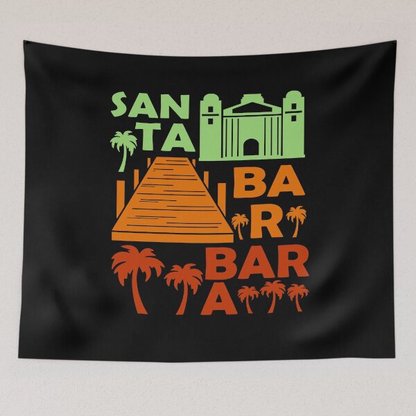 Item preview, Santa Barbara California Souvenir Men Santa Barbara designed and sold by DSWShirts.