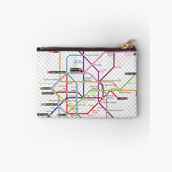 Item preview, MADRID METRO MAP designed and sold by KALEIDOSCOPE UK.