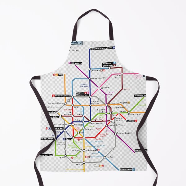 Item preview, MADRID METRO MAP designed and sold by KALEIDOSCOPE UK.