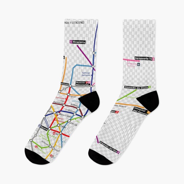 Item preview, MADRID METRO MAP designed and sold by KALEIDOSCOPE UK.