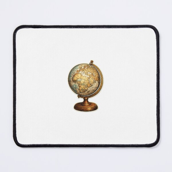 Item preview, Antique globe on a wooden base for travel and geography designed and sold by LongIslandDesgn.