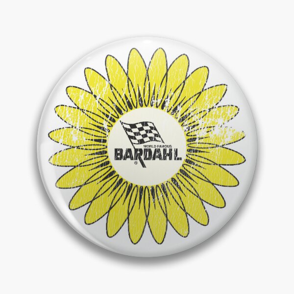 Item preview, Vintage 1960s-70s World Famous Bardahl flower emblem - aged, race worn print designed and sold by retropetrol.