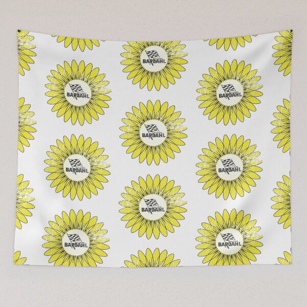 Item preview, Vintage 1960s-70s World Famous Bardahl flower emblem - aged, race worn print designed and sold by retropetrol.