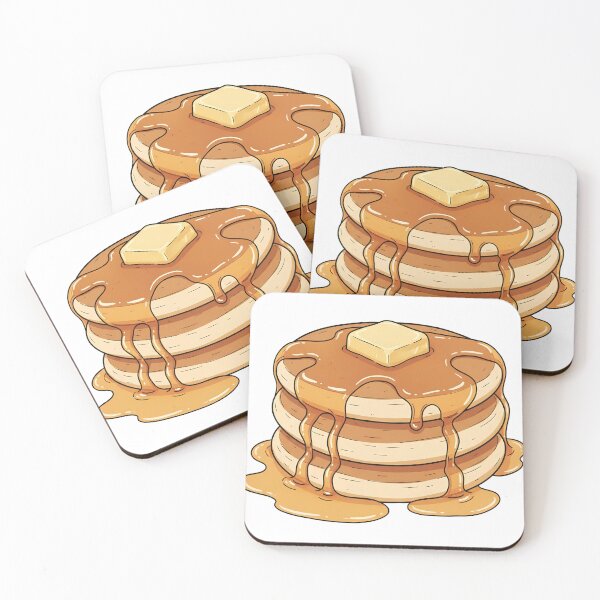 Item preview, Golden Syrup Pancakes - Fluffy Buttery Stack designed and sold by cozy corner co. .