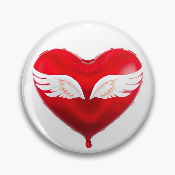 Item preview, Inflatable baloon heart vivid red valentines designed and sold by AhArtMe.