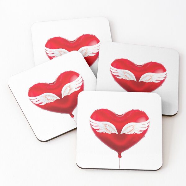 Item preview, Inflatable baloon heart vivid red valentines designed and sold by AhArtMe.