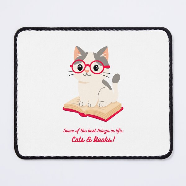 Item preview, Cats and books are some of the best things in life! designed and sold by HappyKittyMeowly.