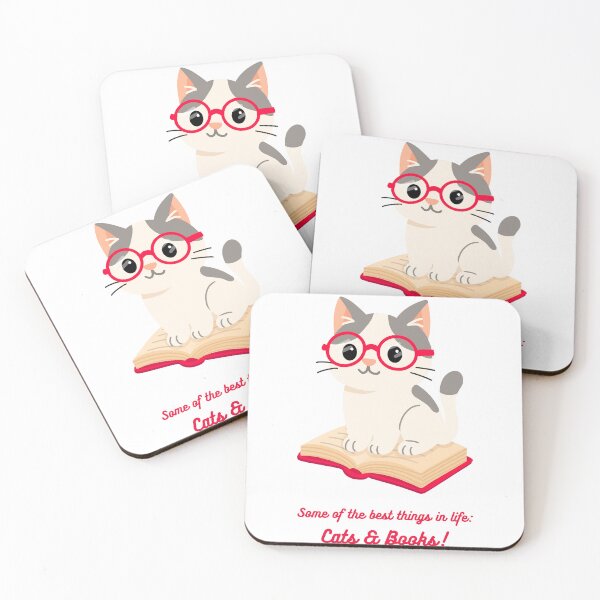 Item preview, Cats and books are some of the best things in life! designed and sold by HappyKittyMeowly.