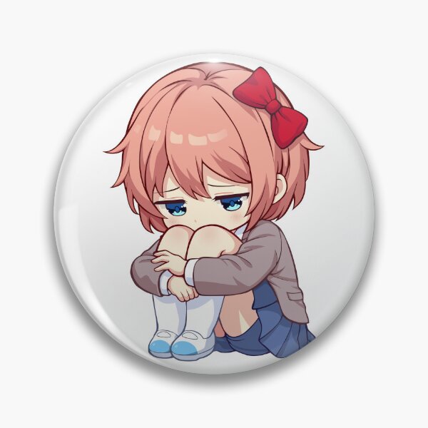 Item preview, Sayori Chibi Girl designed and sold by CoinflowerArt.