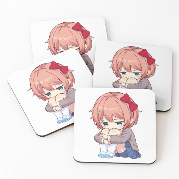 Item preview, Sayori Chibi Girl designed and sold by CoinflowerArt.