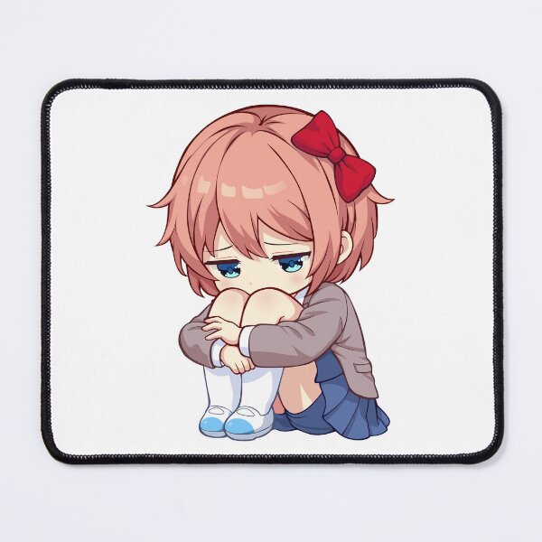Artikelvorschau, Sayori Chibi-Mädchen entworfen und verkauft von CoinflowerArt.