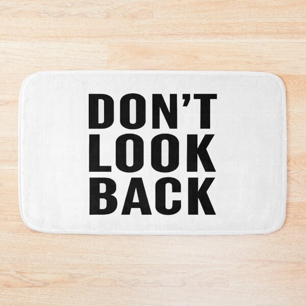Item preview, Bold "DON'T LOOK BACK" Motivational Typography Poster – Minimalist Wall Art for Focus & Drive designed and sold by Bright Nest Studio.