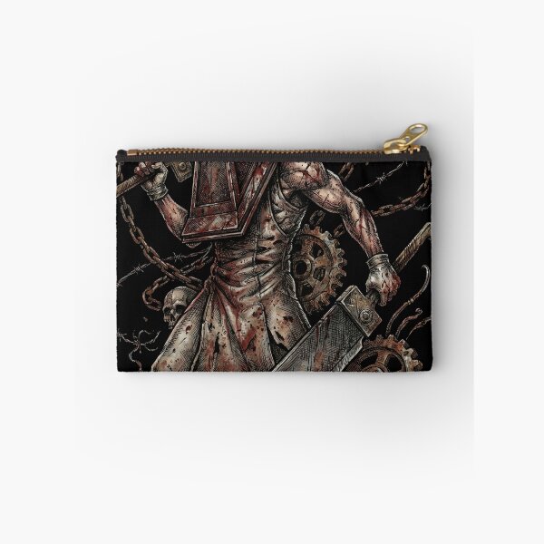 Item preview, Pyramid Head Silent Hill 2 Remake Horror Monster Great Knife Red Pyramid Thing Executioner Blue Creek Apartments Lake Toluca Prison Boss Fight Symbolic Fan Art Collage designed and sold by Senpaiwaves.