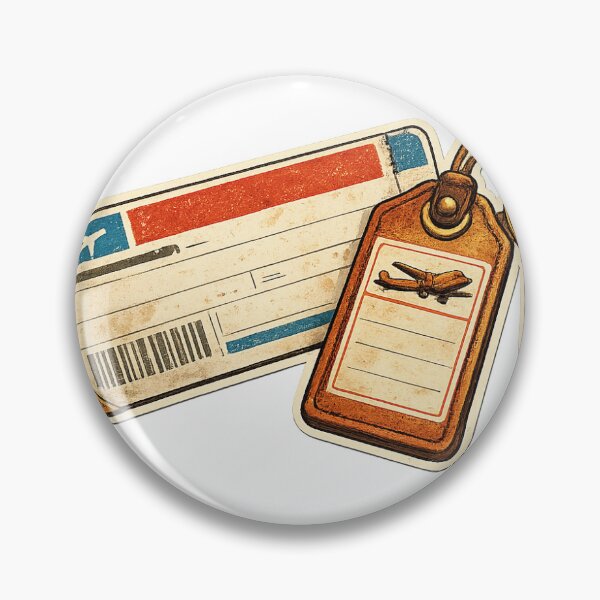 Item preview, Flight ticket with luggage tag and key for the start of the journey designed and sold by LongIslandDesgn.