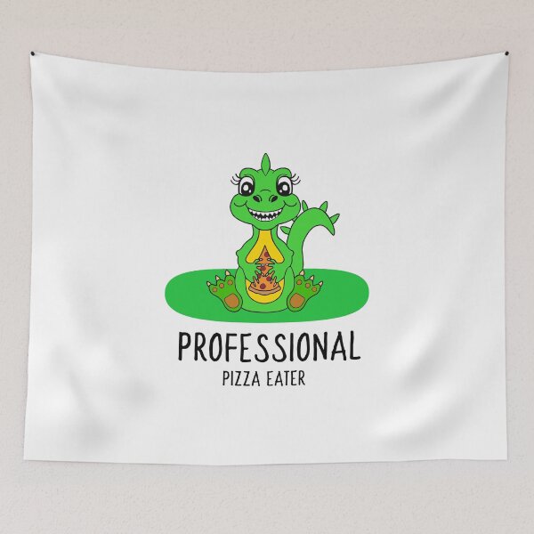 Item preview, Green Dinosaur Pizza Lover designed and sold by Sartoris Art.