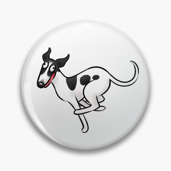 Item preview, Zoomies - White and Black Hound designed and sold by Tessa Draws Stoof.