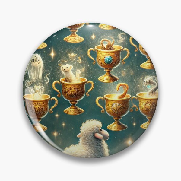 Item preview, Sheepism – Seven of Cups Tarot Card designed and sold by Thpoar.