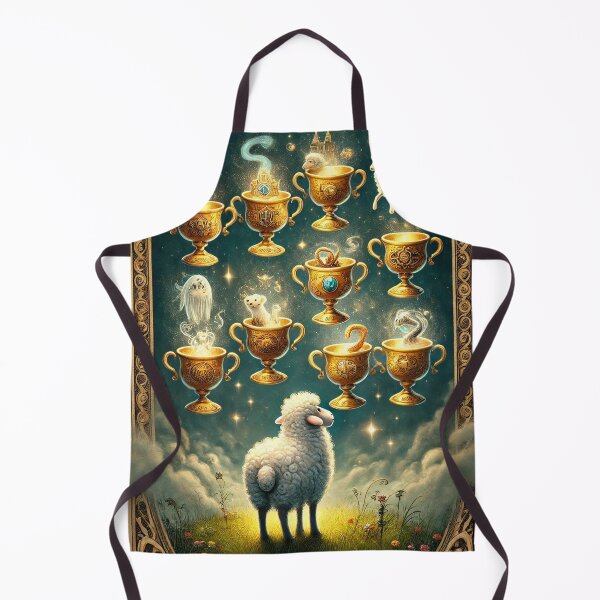 Item preview, Sheepism – Seven of Cups Tarot Card designed and sold by Thpoar.