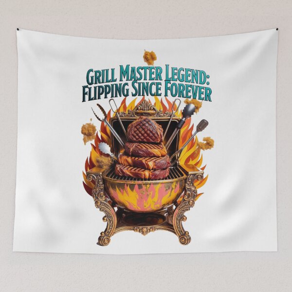 Item preview, Grill Master Legend T Shirt, Flipping Since Forever Mug, Funny Dad Gift designed and sold by YMLux.