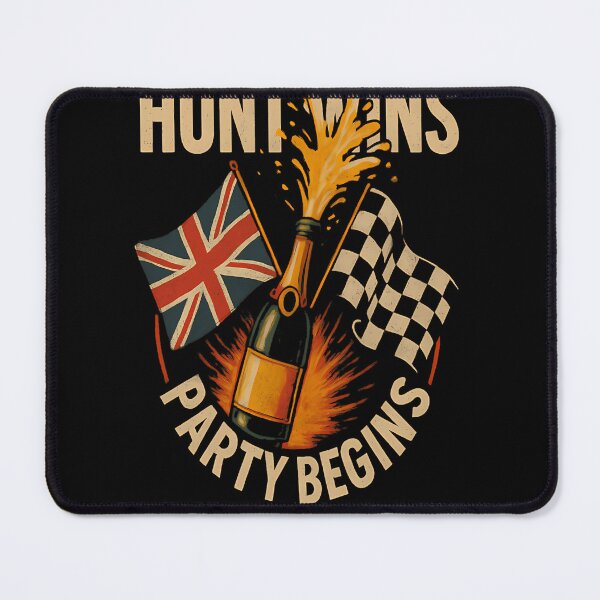 Item preview, Hunt Wins Party Begins James Hunt Vintage Racing designed and sold by MICAAZAR.