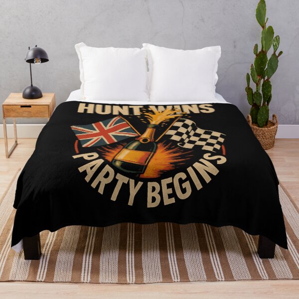 Item preview, Hunt Wins Party Begins  James Hunt Vintage Racing  designed and sold by MICAAZAR.